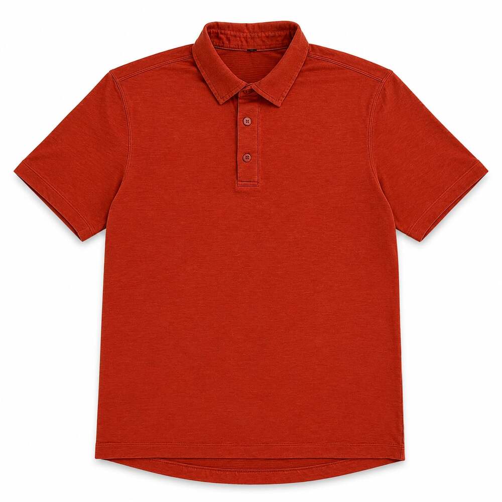 lululemon Evolution Short-Sleeve Polo Shirt in Terracotta S